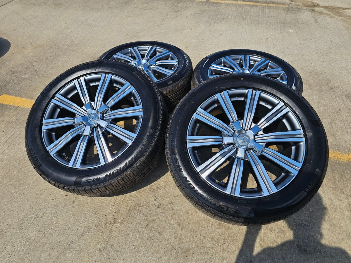 21" Lexus LX570 Toyota Land Cruiser OEM 74341 wheels rims 5x150 PIRELLI NEW