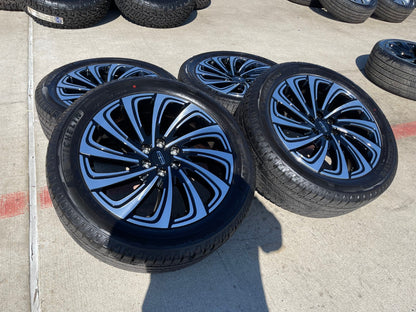 22" Lincoln Navigator OEM 10666 rims wheels BLACK LABEL 2025 2026 MICHELIN NEW