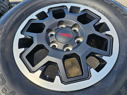 17" Toyota Tacoma 4Runner TRD OEM 10638 wheels rims SET 2025 2026 BFG A/T