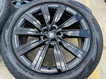 22" Land Rover Range DEFENDER OEM M8E2-1007-HB wheels rims SET PIRELLI