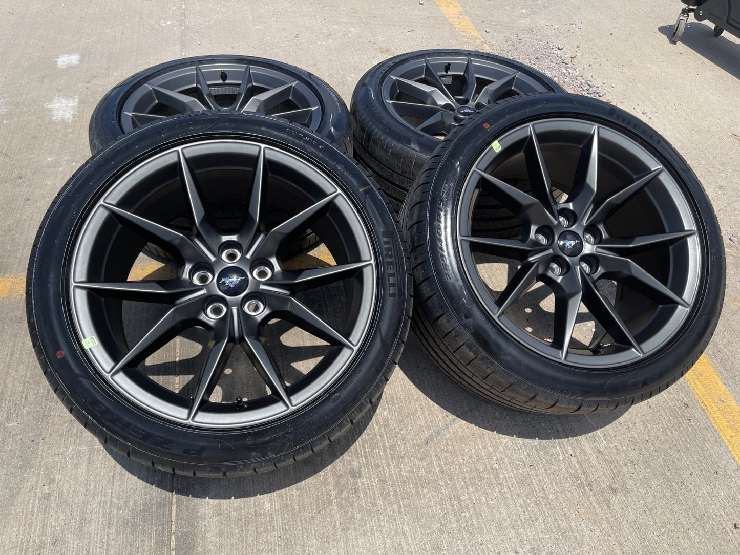 19" Ford Mustang GT Dark Horse OEM 95839 95840 wheels rims 2025 2026 2027 NEW