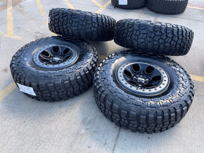 17" Ford F-150 Raptor OEM BEADLOCK rims wheels SET 10459 95210 37" tires NEW