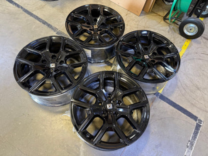 20" Rivian R1T R1S OEM wheels rims black 2022 2023 2024 2025 2026 2027 SET NEW