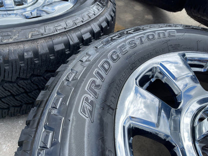 20" Ford F-250 F-350 OEM chrome Lariat wheels rims 10295 tires 2023 2024