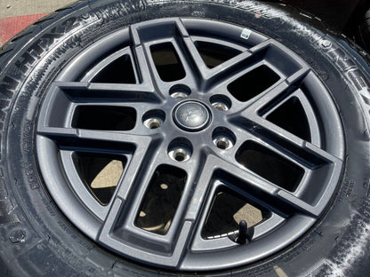 17" Jeep Wrangler Rubicon Sport OEM wheels rims 51649 Gladiator 2024 2025 NEW