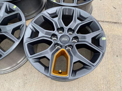 18" Ford Expedition F-150 TREMOR OEM rims wheels SET ORANGE 2027 NEW