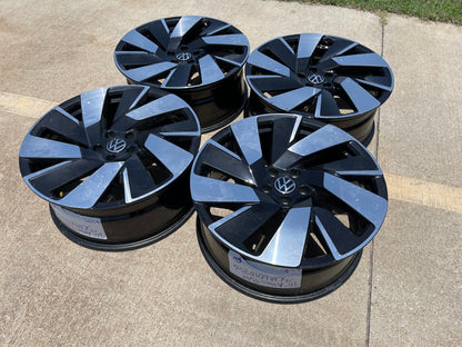 20" VW Atlas OEM wheels rims black Audi Q7 Q8 2020 2021 2022 2023 2024 2025 2026