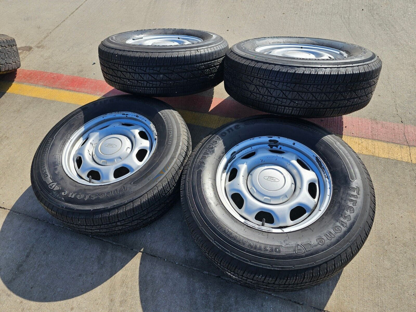 17" Ford F-150 OEM rims wheels 3857 tires steel 2020 2021 2022 2023 2024