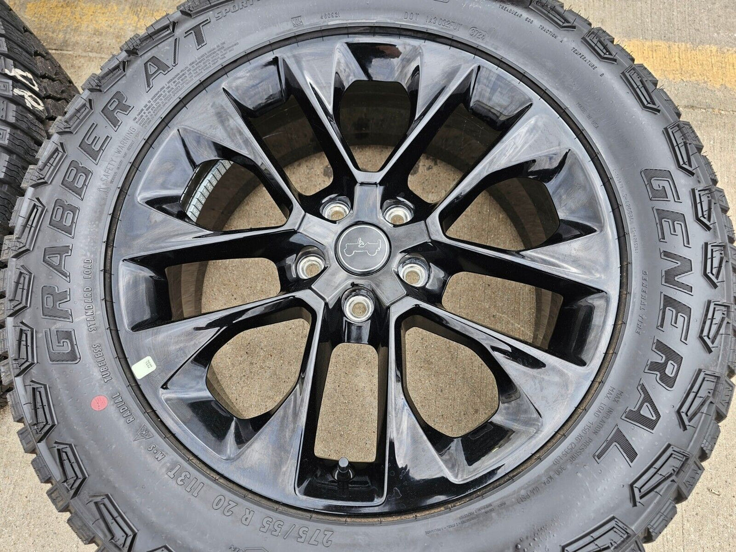 (5) 20" Jeep Wrangler HIGH ALTITUDE 9262 96902 OEM wheels rims SET Gladiator NEW