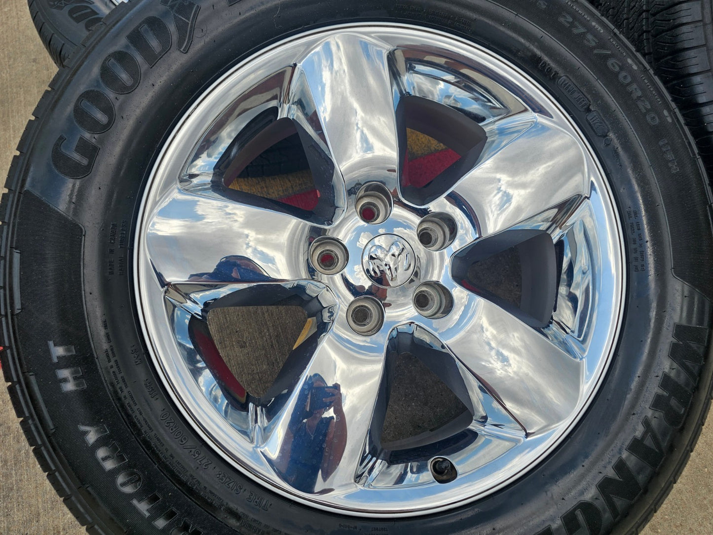 20" Dodge Ram 1500 OEM wheels rims 2495 CHROME 5x139 5x5.5 SET