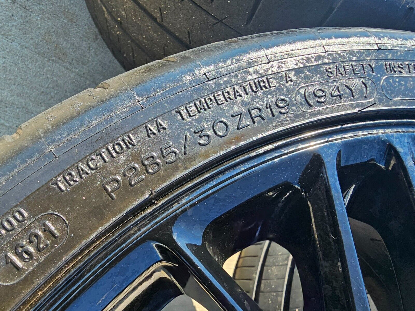 19x10 20x12 Chevy Corvette STINGRAY C7 OEM wheels rims 5734 5736 black tires