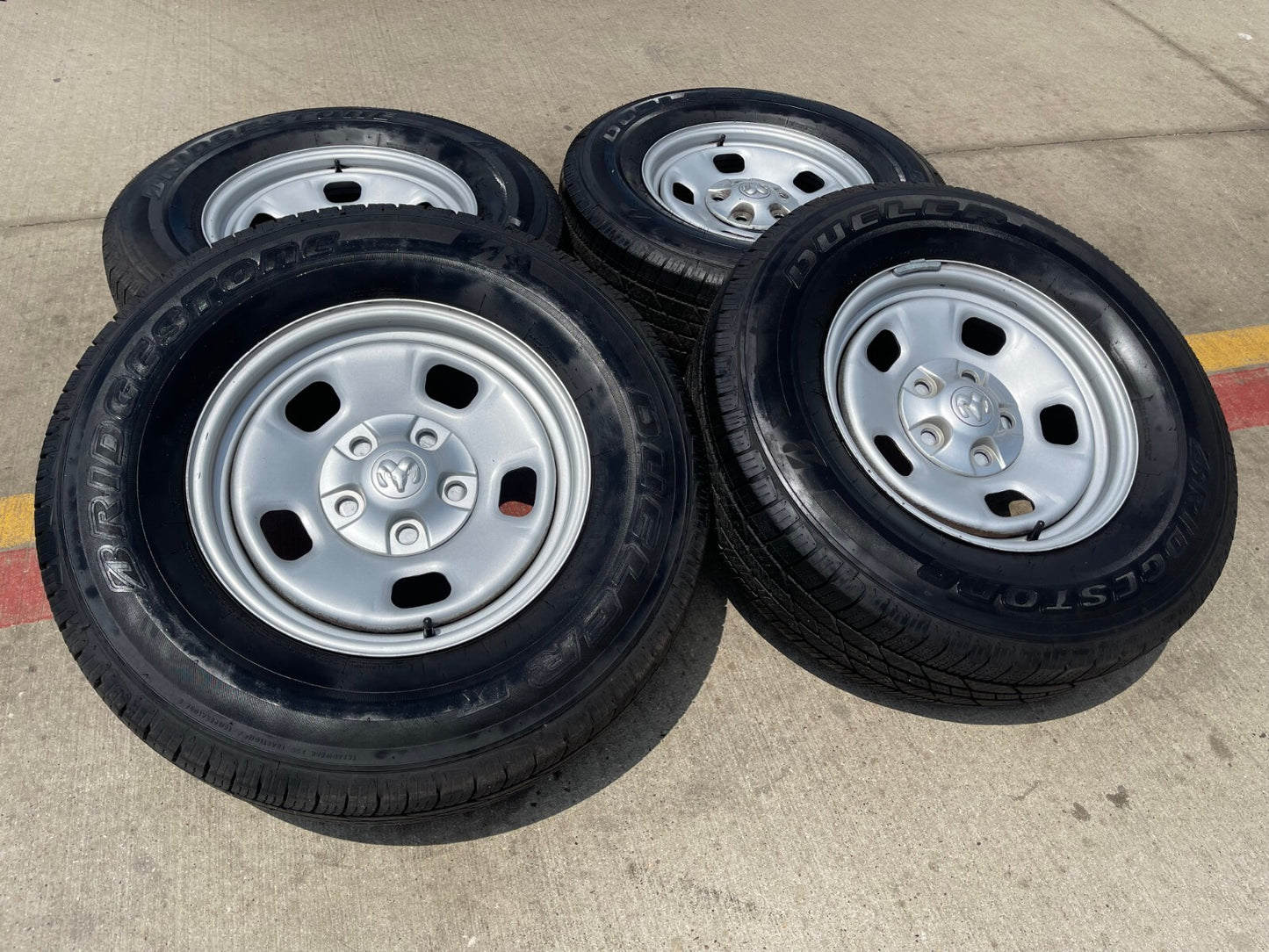 17" Dodge Ram 1500 OEM wheels rims 2449 5x139 5x5.5 tires BRIDGESTONE