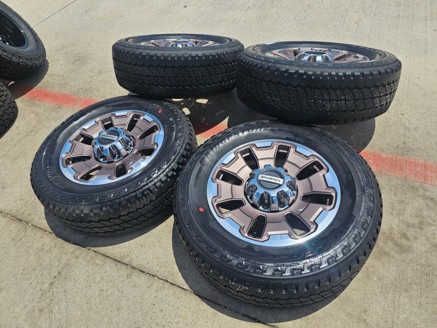 20" Ford F-250 F-350 OEM 10487 LIMITED KING RANCH tan wheels rims 2025 2026 NEW