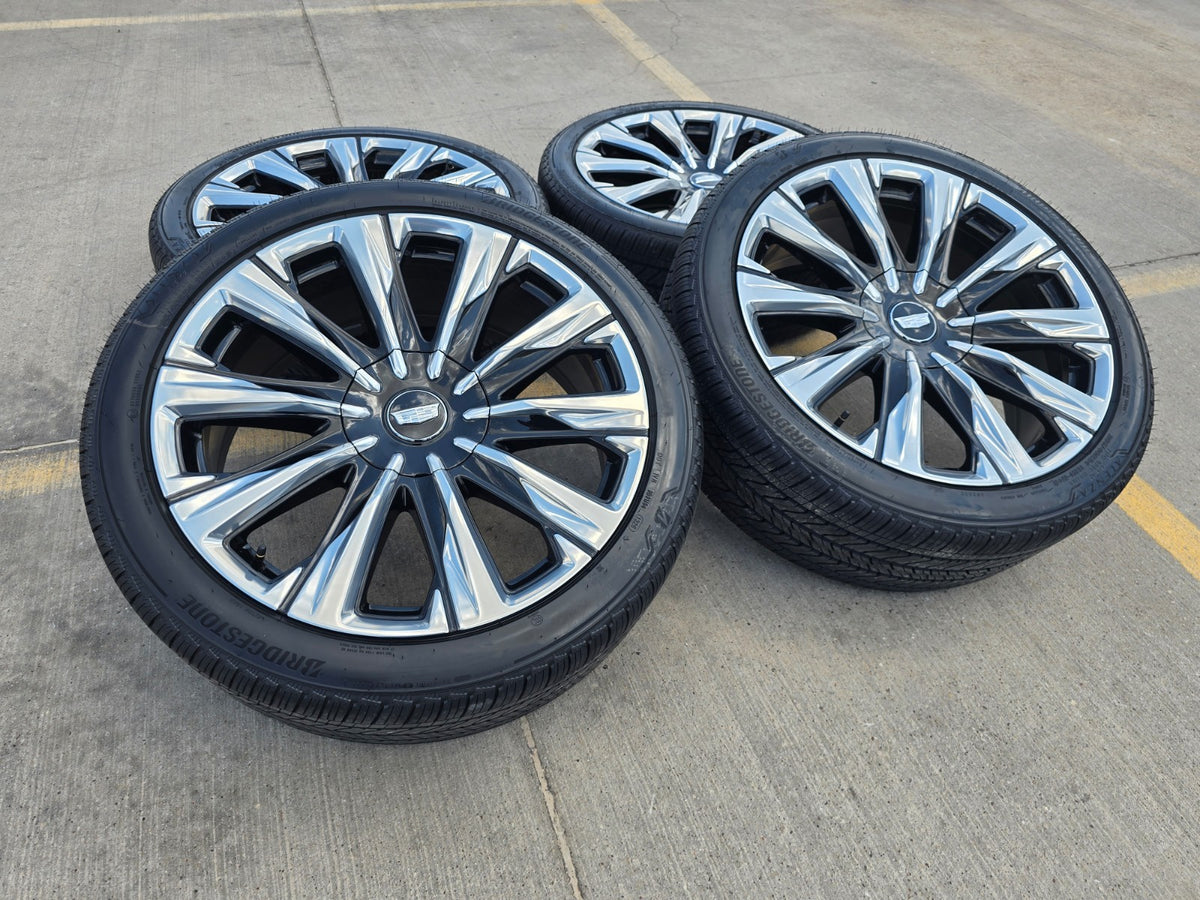 24" Cadillac Escalade PLATINUM OEM wheels rims V 2023 2024 2025 2026 2027 NEW