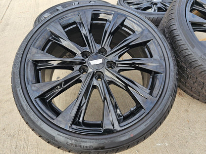 19" Cadillac CT4 OEM Black wheels rims 5x115 4864 4863 2020 2021 2022 2023 2024