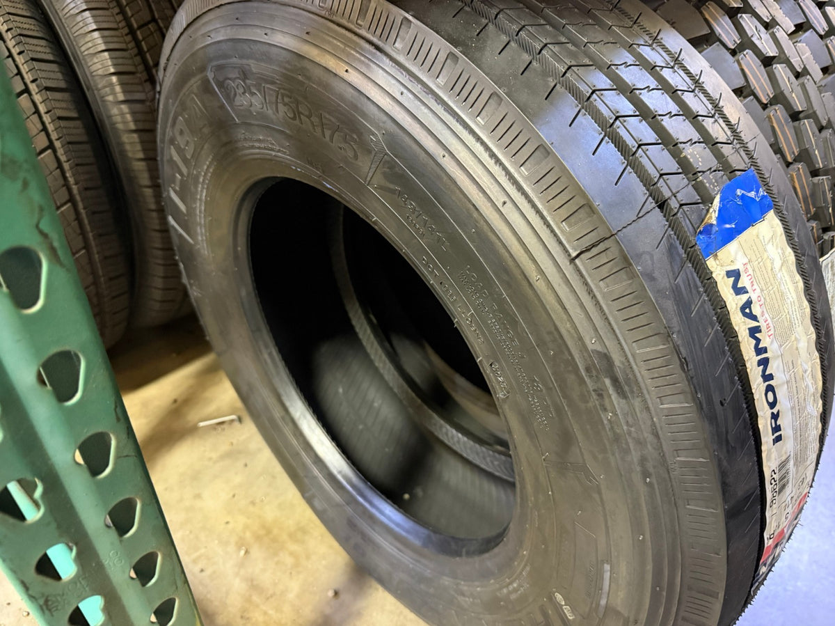 (1) 235/75/17.5 Ironman I-19A 235/75R17.5 143L 18 Ply LR J tire NEW