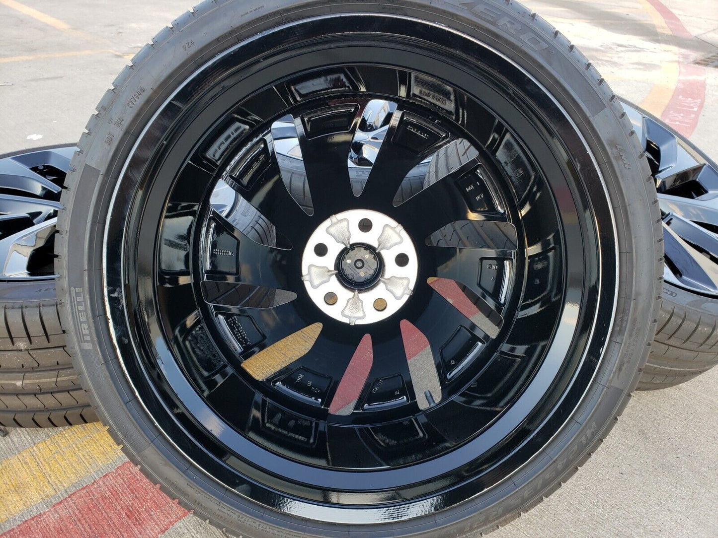 21" Lucid Air OEM Grand Touring black wheels rims tires 5x120 2023 2024 2025 NEW