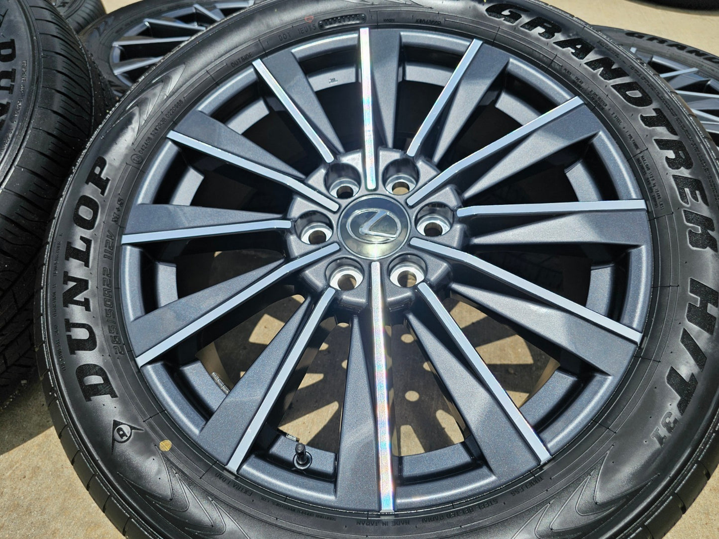(5) 22" Lexus GX550 OEM wheels rims Toyota Land Cruiser Tundra 78519 LX600 NEW