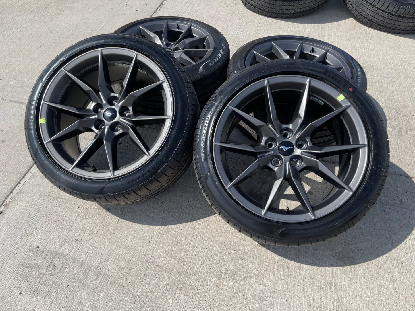 19" Ford Mustang GT Dark Horse OEM 95839 95840 wheels rims 2025 2026 2027