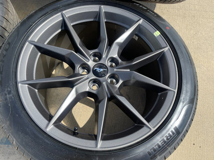 19" Ford Mustang GT Dark Horse OEM 95839 95840 wheels rims 2025 2026 2027 NEW