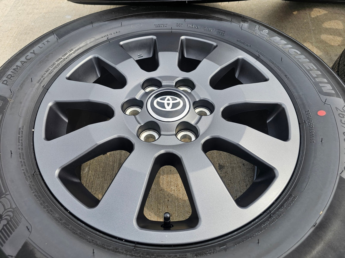 18" Toyota Land Cruiser OEM TRD wheels rims 95952 Tundra Sequoia MICHELIN NEW