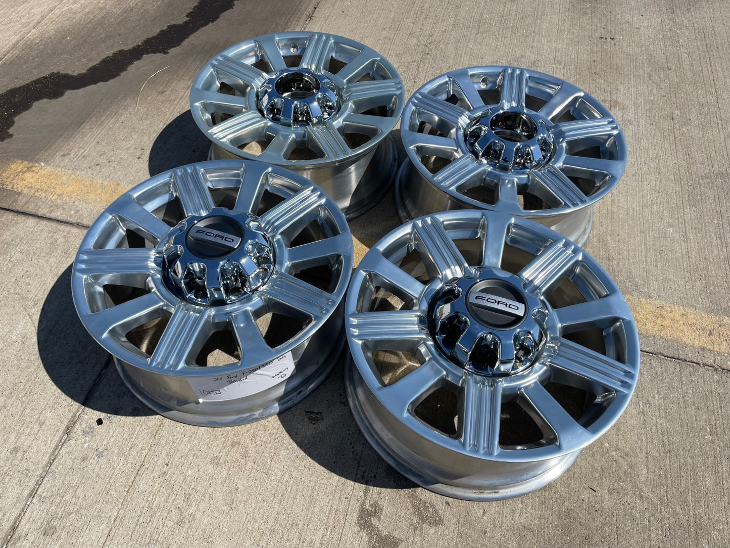 20" Ford F-250 F-350 Platinum OEM 10153 rims wheels 2020 2022 2024 2025 2026 NEW