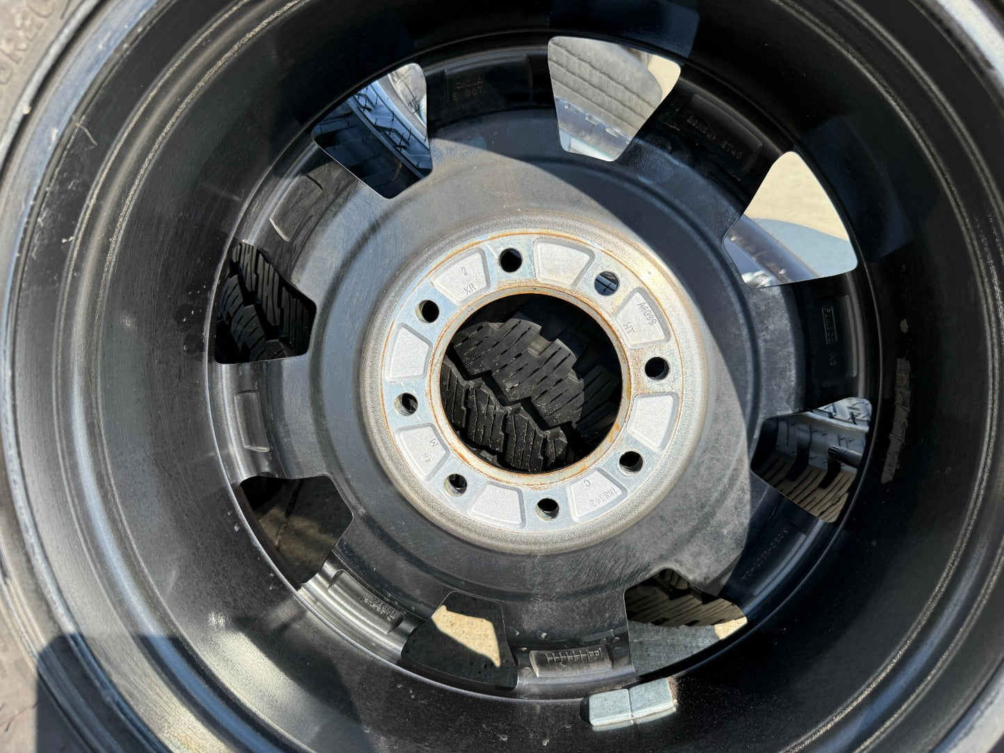 20" Ford F-250 F-350 OEM gray Lariat 10485 10296 wheels rims tires BRIDGESTONE