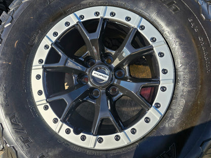 17" Ford F-150 Raptor R OEM Replica BEADLOCK 10460 rims wheels 35" tires BFG NEW