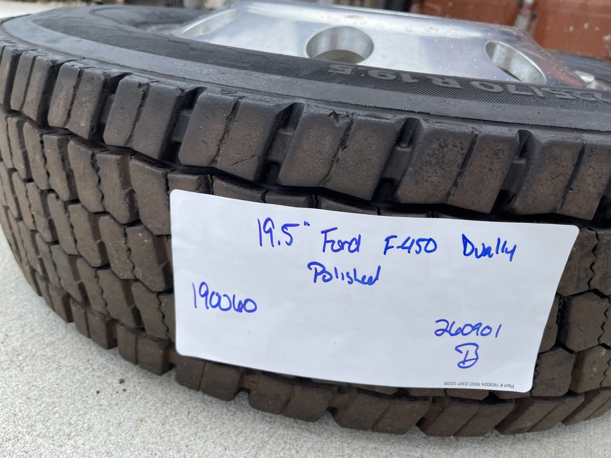 19.5" Ford F-450 Dually F-550 rim wheel RAM 4500 OEM 10x225 2024 2025 2026 2027