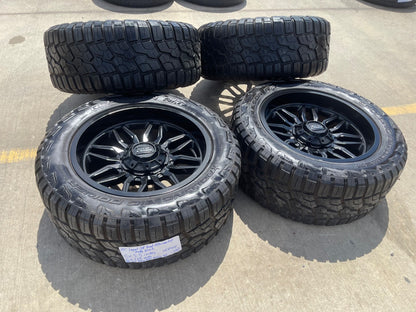 20" 20x10 Impact Off-Road 827 Silverado Ford F-150 RAM wheels rims 6x139 6x135