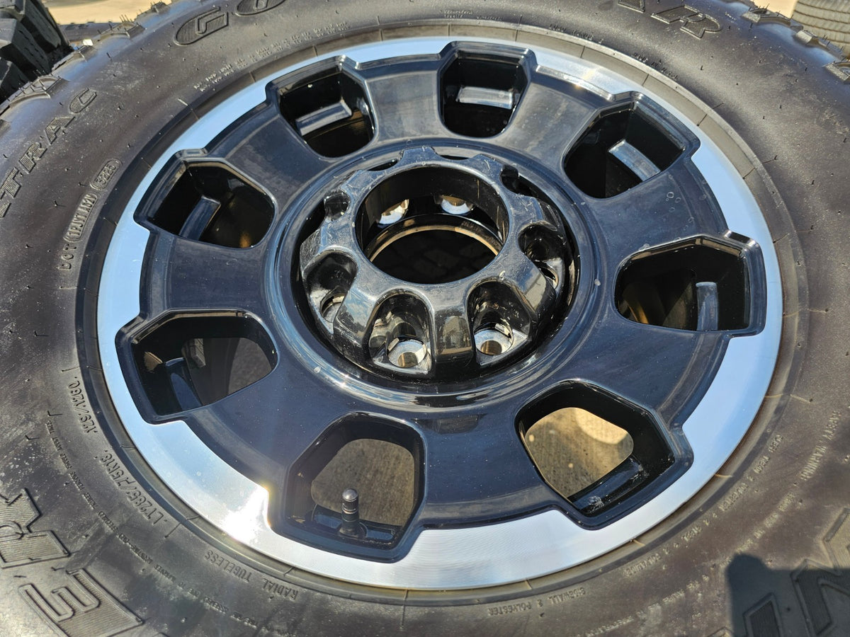 18" Ford F-250 F-350 OEM TREMOR rims wheels 10482 tires SET GOODYEAR DURATRAC AT