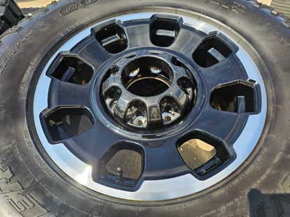 18" Ford F-250 F-350 OEM TREMOR rims wheels 10482 tires SET GOODYEAR DURATRAC AT