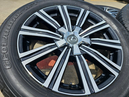 21" Lexus LX570 Toyota Land Cruiser OEM 74341 wheels rims tires 5x150 YOKOHAMA