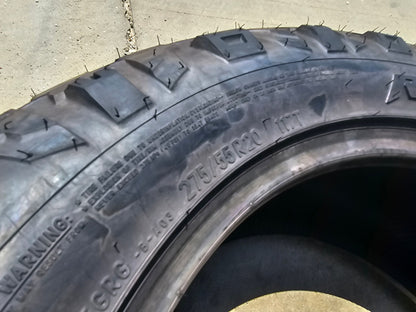 (1) 275/55/20 Nitro Rige Grapler R/T tire 117T XL 275/55r20 NEW