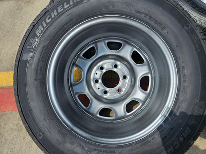 17" Ford F-150 OEM rims wheels 3857 tires steel 2024 2025 2026 2027 MICHELIN NEW