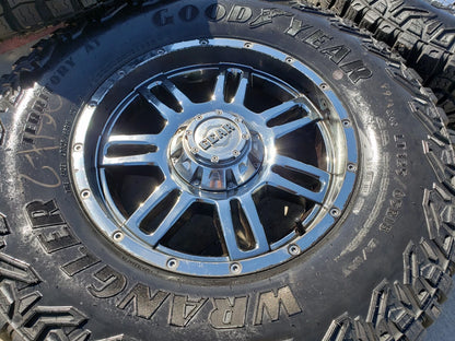 18x9 GEAR 737 wheels rims tires Ford F-150 Chevy RAM 1500 Tacoma 6x139 6x135