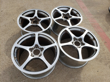 17"+ 18" Chevy Corvette Crome OEM chrome rims wheels 5102 5104 2000 2003 2004