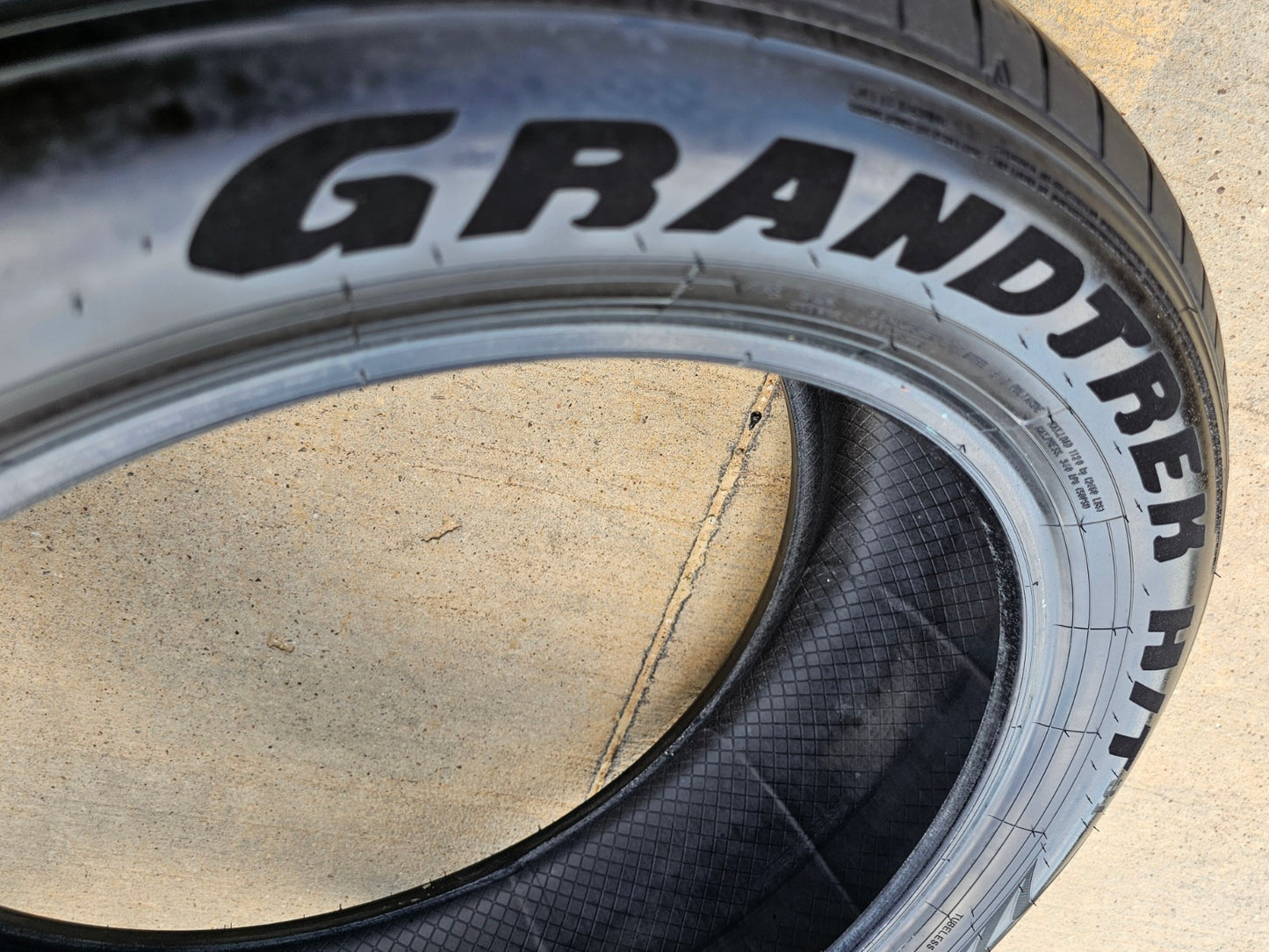 (4) 265/50/22 Dunlop Grandtrek H/T31 tires SET 112V M+S 265/50r22 NEW