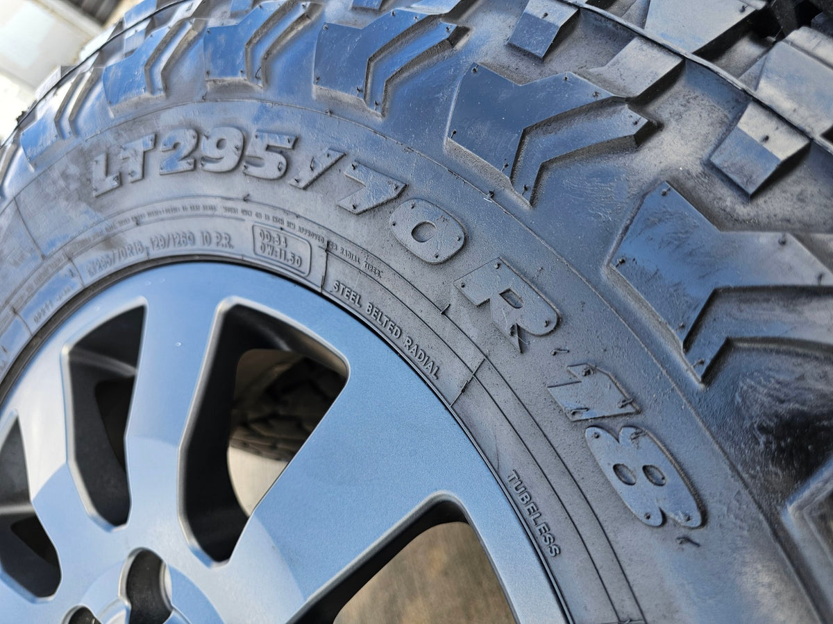 18" Toyota Land Cruiser OEM TRD wheels rims 95952 Tundra Sequoia TOYO R/T SET