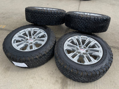 20" GMC Yukon Sierra Tahoe Silverado OEM 2120 14024 wheels rims BFG KO2 A/T 33"