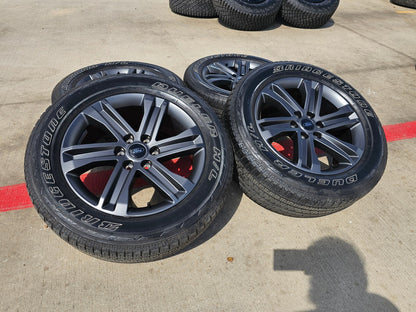 20" Ford F-150 FX-4 PLATINUM OEM rims wheels 10344 Expedition BRIDGESTONE SET
