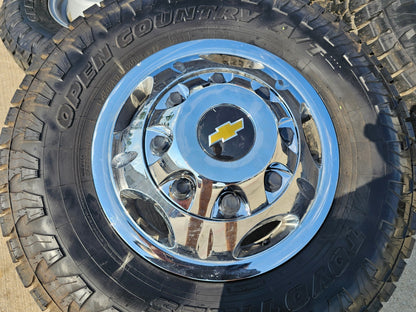 17" Chevy Silverado GMC Sierra 3500 Dually simulator rims wheels OEM 8094 TOYO