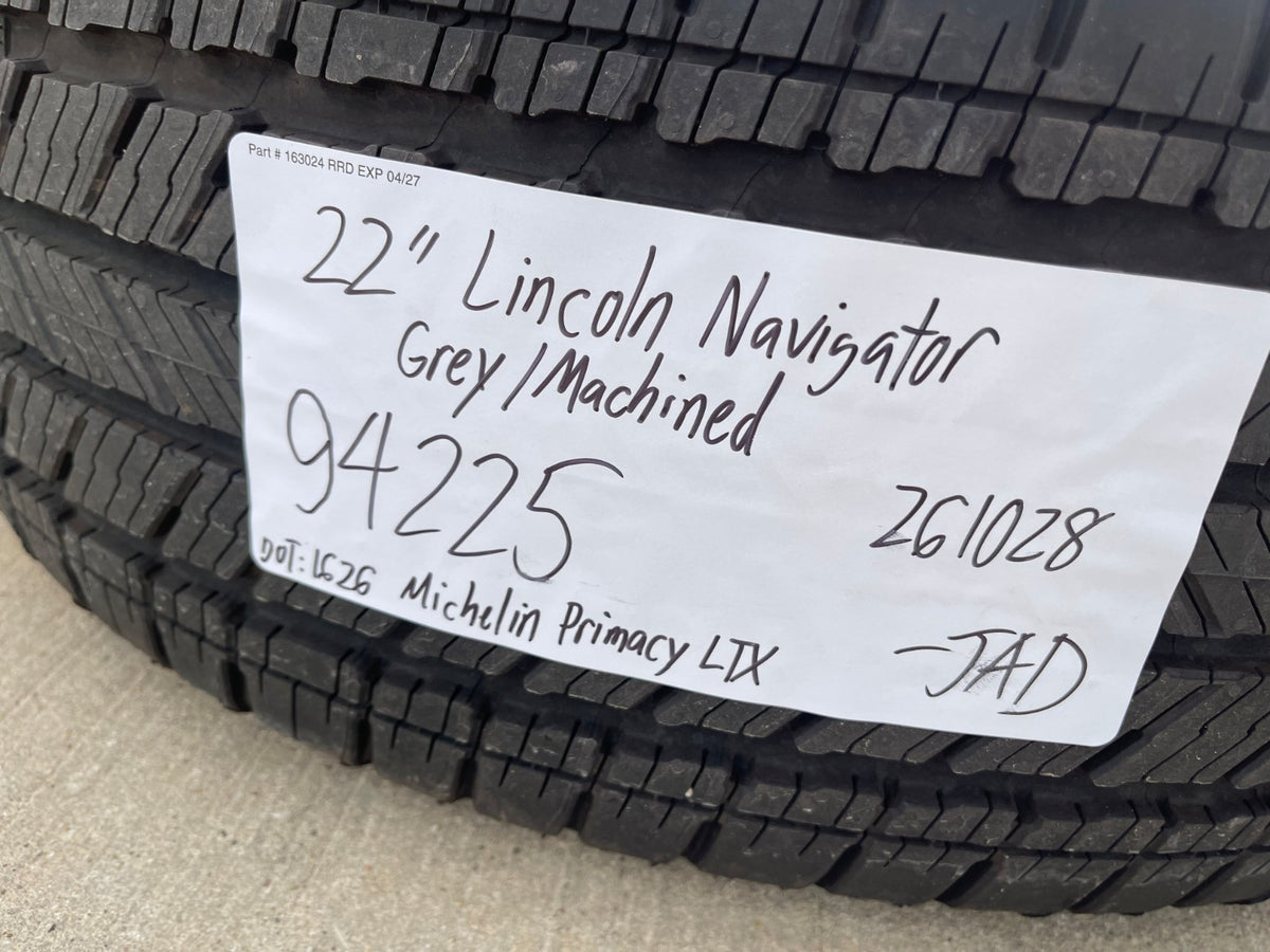 22" Lincoln Navigator OEM 94225 rim wheel BLACK LABEL 2024 2025 2026 2027 NEW