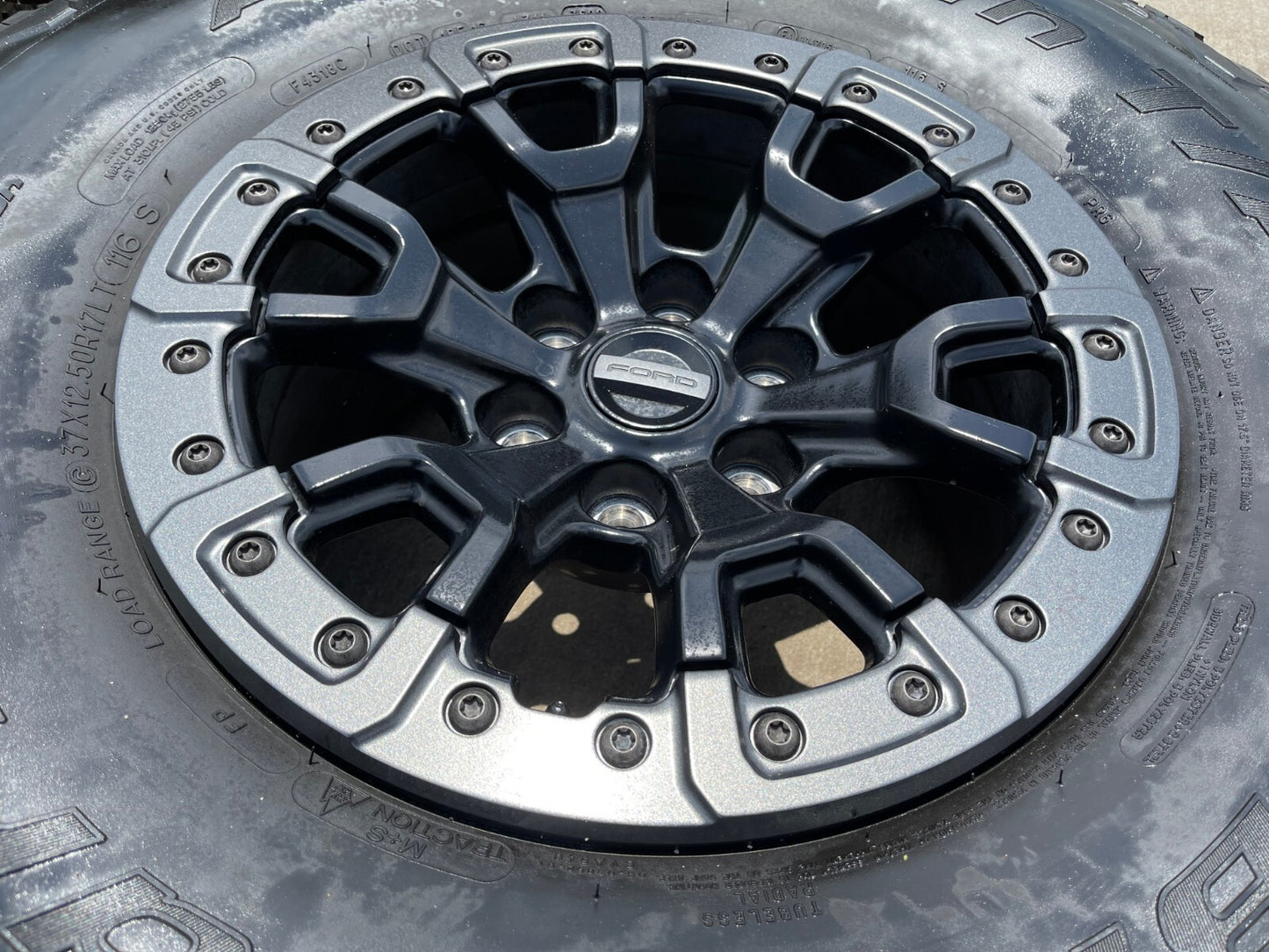 17" Ford F-150 Raptor Bronco R OEM BEADLOCK 51222 rims wheels 37" 2024 2025 NEW