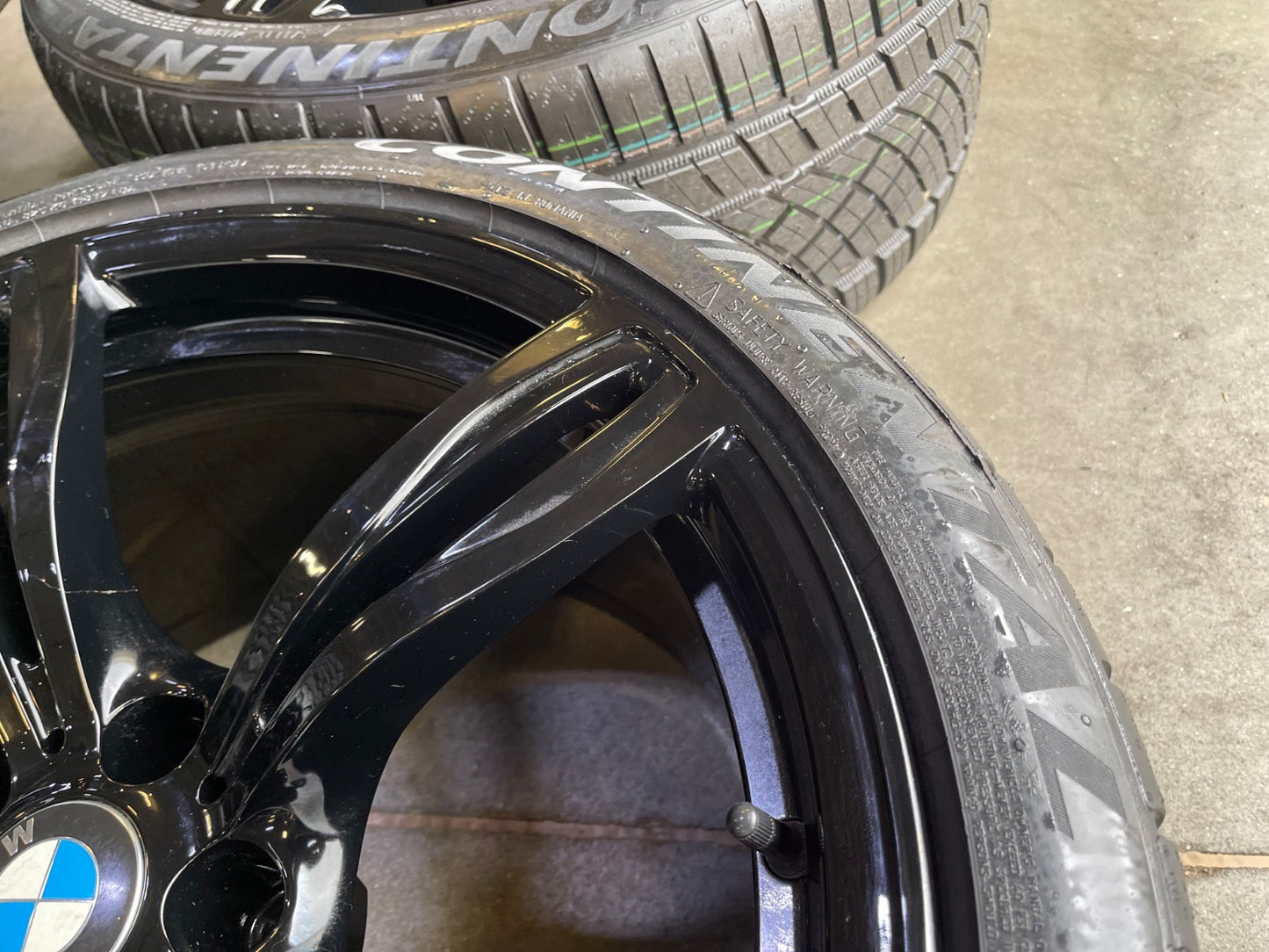 20" BMW M6 M5 OEM 71577 71578 wheels rims 5x120 Style 343 CONTINENTAL NEW