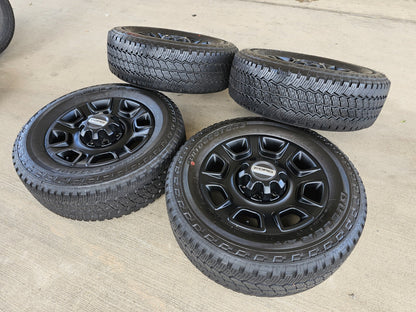 20" Ford F-250 F-350 OEM Lariat Platinum wheels rims 10486 tires 2024 2025 2026