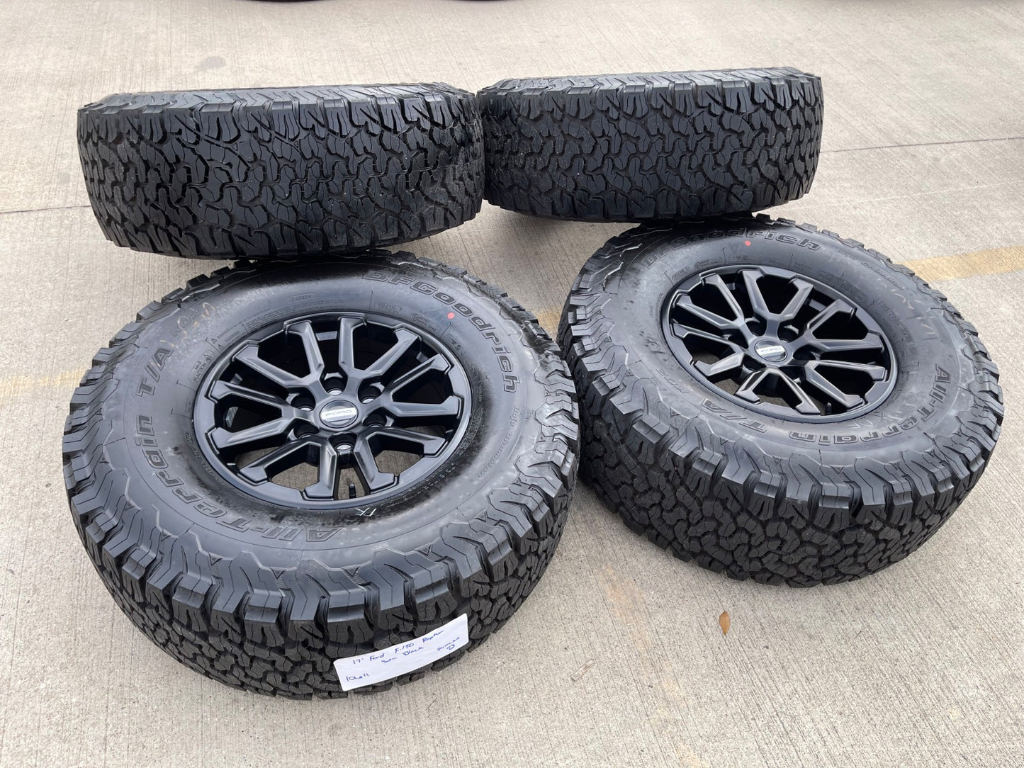 17" Ford F-150 Raptor OEM 10611 rims wheels Bronco 2024 2025 2026 BFG 35" NEW