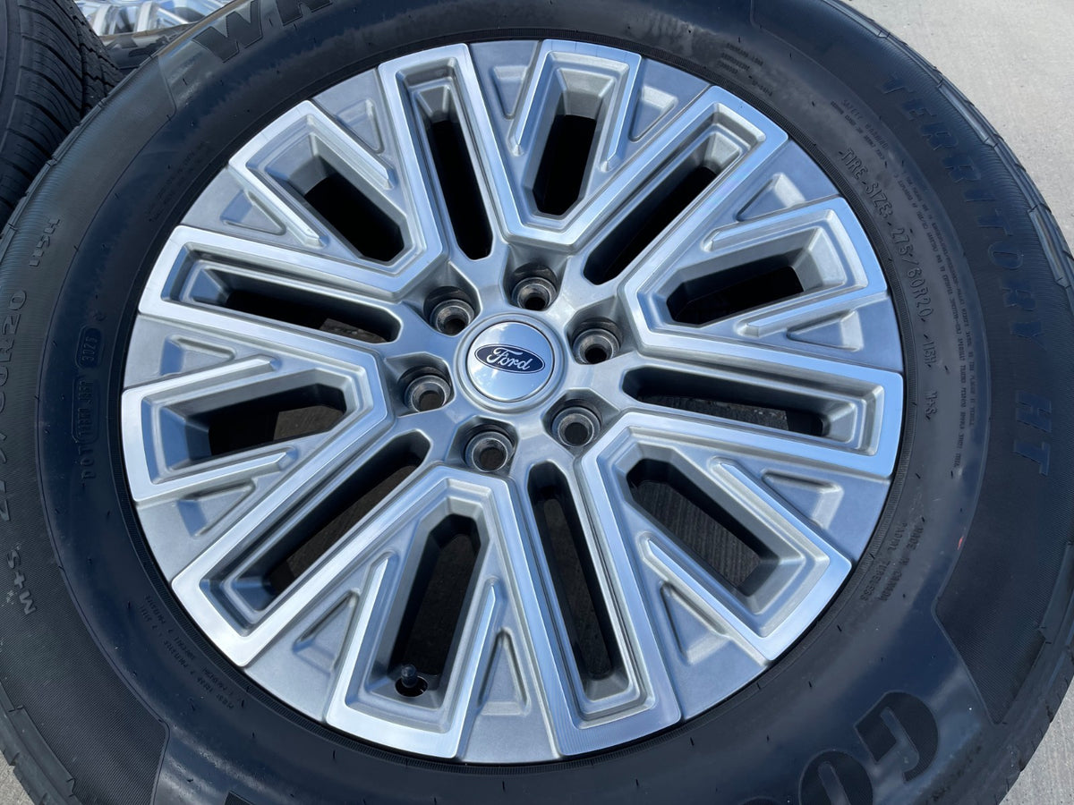 20" Ford F-150 LARIAT OEM rims wheels Expedition SET GOODYEAR 2027 NEW