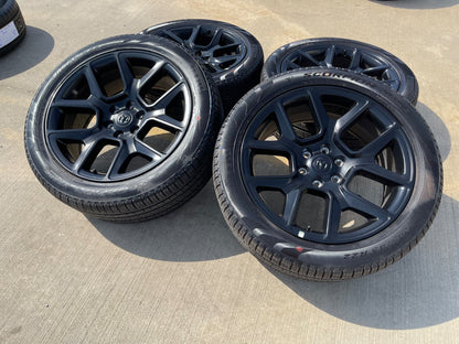 22" Dodge Ram 1500 OEM LIMITED Laramie wheels rims SET 2725 2684 PIRELLI NEW