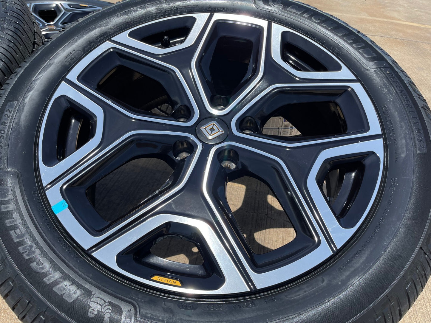 22" Rivian R1T R1S OEM wheels rims tires 2022 2023 2024 2025 2026 NEW MICHELIN